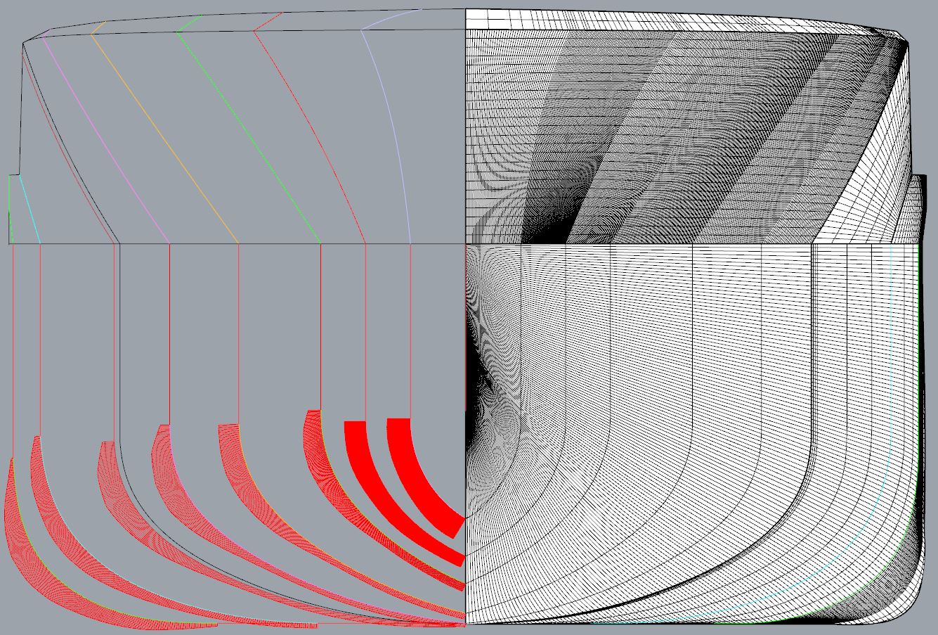 Hull Geometry Lines Plan Production - Naval-DME